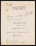 Macabe Club Dance Poster