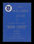 Annual Spring Formal Program, 1960 by Macabee Club