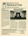Bath Historical Society Newsletter 1996 by Bath Historical Society