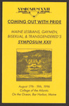 22nd Maine Lesbians, Gaymen, Bisexual, & Transgendered's Symposium Program by Maine Gay Sumposium