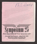 25th Symposium Program by Maine Gay Sumposium