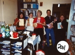 Serials Dept. Christmas Party, '01 by Marilyn MacDowell