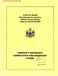 Property Insurance Compilation and Inventory FY 2008 by State of Maine Risk Management Division