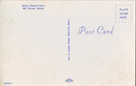 Maine Chance Farm, Gable 1, postcard (back) by Longley Studio, Waterville, Maine