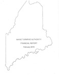 Maine Turnpike Authority Financial Report February 2016 by Maine Turnpike Authority