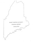 Maine Turnpike Authority Financial Report January 2016 by Maine Turnpike Authority