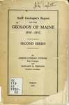 State Geologist's Report on the Geology of Maine 1930-1932 by Joseph Conrad Twinem and Edward H. Perkins