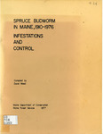 Spruce Budworm in Maine, 1910-1976: Infestations and Control