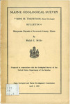 Maine Geological Survey - Bulletin 4 : Manganese Deposits of Aroostook County, Maine. by Ralph L. Miller