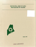Municipal Recycling Programs in Maine by State Planning Office