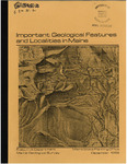 Important Geological Features and Localities of Maine