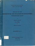 Geology of the Moose River and Roach River Synclinoria, Northwestern Maine