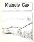 Mainely Gay (April 1980) by Susan Henderson and Peter Prizer