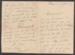 Letter to "Mademoiselle" from M. Julien by M. Julien