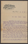 Letter to Jeanne from Jean Mermet