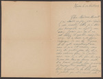 Letter to Mrs. Mermet (Jeanne) by Unknown Caudal