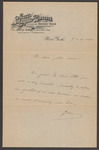 Letter from Jean Mermet to Jeanne