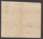 Letter to Jeanne Goujon from her sister Maria