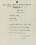 Letter from Henry Gauthier to Charlotte Michaud