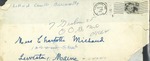 Letter from Camille L. Bissonnette to Charlotte Michaud