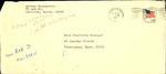 Arthur Provancher Envelope Addressed to Charlotte Michaud by Arthur Provancher