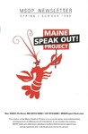 MSOP Newsletter (Spring/Summer 1999) by Maine Speakout Project