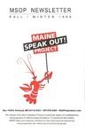 MSOP Newsletter (Fall/Winter 1999) by Maine Speakout Project