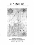 Maine 175 - A Celebration of 175 Years of Maine Statehood by Osher Map Library and Smith Center for Cartographic Education