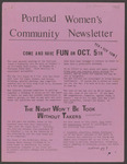 Portland Women's Community Newsletter (October 1980)