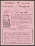 Portland Women's Community Newsletter (January-February 1981)