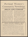 Portland Women's Community Newsletter (April 1981) by Portland Women's Community