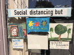 Portland: Social distancing but...