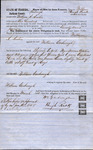 Manuscript, partly printed document authorizing the seizure of 2 slaves, 3 horses, 80 head of cattle, and sixty head of hogs, in payment of a debt owed by William Garborough and Hugh Rusk to William A. Austin, Jackson County, Florida, dated January 22, 1858.