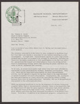 Letter from Bangor School Department to Maine Chapter of NOW by Bangor School Department