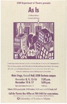As Is Poster [1996] by University of Southern Maine Department of Theatre