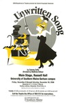 The Unwritten Song Poster by University of Southern Maine Department of Theatre