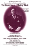 The Importance of Being Wilde Poster [2001] by University of Southern Maine Department of Theatre