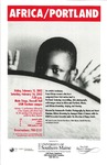 Africa/Portland Poster by University of Southern Maine Department of Theatre