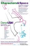 Dance USM! Characters & Space Poster [2003] by University of Southern Maine Department of Theatre