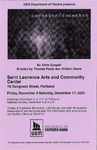 November / December Poster by University of Southern Maine Department of Theatre