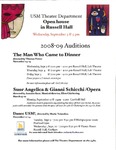USM Theatre Department Open House Flyer [2008-2009] by University of Southern Maine Department of Theatre
