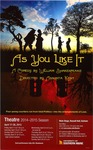 As You Like It Poster [2015] by University of Southern Maine Department of Theatre