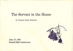 The Servant in the House Program [1939] by Gorham Normal School