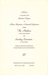 The Medium and Sunday Excursion Program [1958] by Gorham State Teachers College