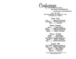 Confusions Program [1992] by University of Southern Maine Department of Theatre