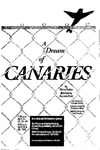 A Dream of Canaries Program [1995] by University of Southern Maine Department of Theatre