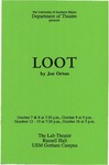 Loot Program [1994] by University of Southern Maine Department of Theatre