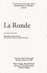 La Ronde Program [1996] by University of Southern Maine Department of Theatre
