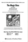 The Magic Flute Program [1997] by University of Southern Maine Department of Theatre