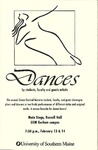 Dances by Students, Faculty and Guests Artists Program [1997] by University of Southern Maine Department of Theatre